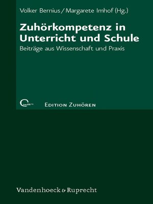 cover image of Zuhörkompetenz in Unterricht und Schule